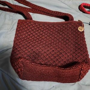 Elegant Wine The Sak Knit Women's Bag